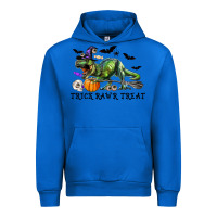 Cobalt T-Rex Trick Rawr Treat Urban Hoodie - RanaPortraitStore