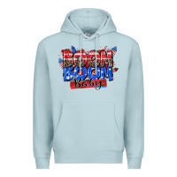 Blue Mist boom boom baby Premium Hoodie - Zillion Design Studio