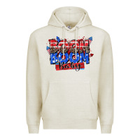 Oatmeal Heather boom boom baby Premium Hoodie - Zillion Design Studio