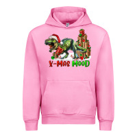 Fuchsia Pink t rex x mas mood Urban Hoodie - RanaPortraitStore