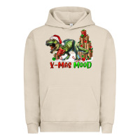 Pigment French Oak t rex x mas mood Urban Hoodie - RanaPortraitStore