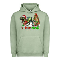 Pigment Oil Green t rex x mas mood Urban Hoodie - RanaPortraitStore