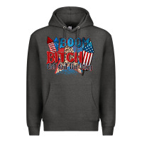 Charcoal Heather boom bitch get out the way Premium Hoodie - Zillion Design Studio