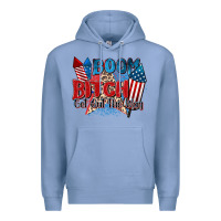 Colony Blue boom bitch get out the way Premium Hoodie - Zillion Design Studio