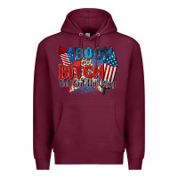 Burgundy boom bitch get out the way Premium Hoodie - Zillion Design Studio