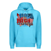 Ocean Blue boom bitch get out the way Premium Hoodie - Zillion Design Studio