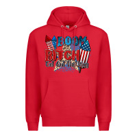 Red boom bitch get out the way Premium Hoodie - Zillion Design Studio