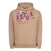 Pigment Burro love like jesus Urban Hoodie - texasbilliewilder