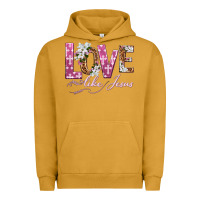 Pigment Peanut Butter love like jesus Urban Hoodie - texasbilliewilder