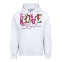 White love like jesus Urban Hoodie - texasbilliewilder