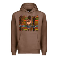 Chestnut black history brushstroke Premium Hoodie - texasbilliewilder