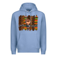 Colony Blue black history brushstroke Premium Hoodie - texasbilliewilder