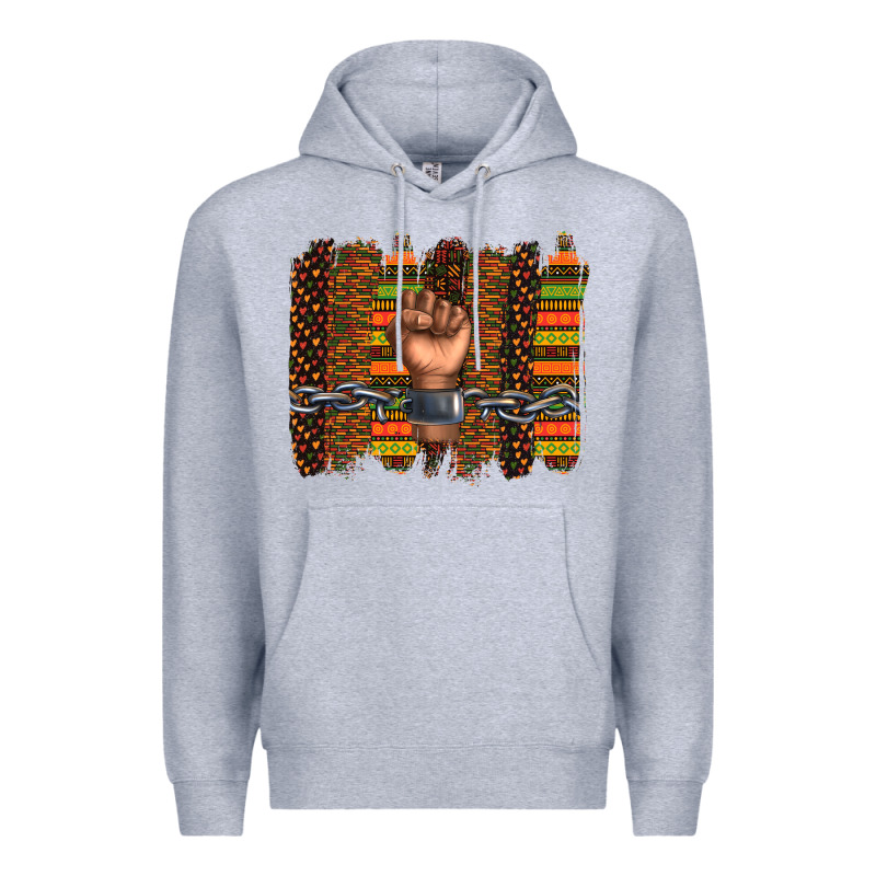 Black History Brushstroke Premium Hoodie by texasbilliewilder | Teevron