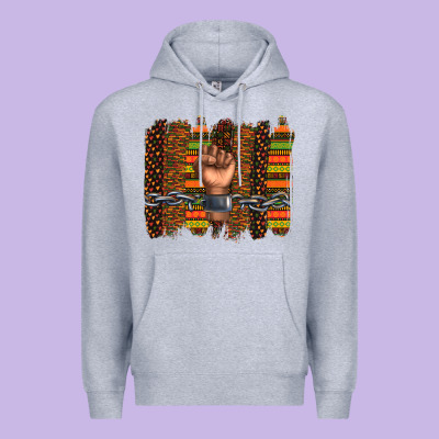 Black History Brushstroke Premium Hoodie Designed By Texasbilliewilder