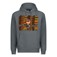 Rock black history brushstroke Premium Hoodie - texasbilliewilder