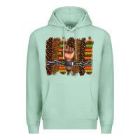 Seafoam black history brushstroke Premium Hoodie - texasbilliewilder