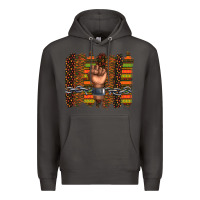 Smoke black history brushstroke Premium Hoodie - texasbilliewilder