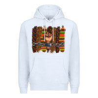 White black history brushstroke Premium Hoodie - texasbilliewilder
