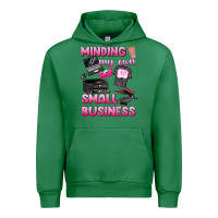 Emerald minding my own small business Urban Hoodie - texasbilliewilder