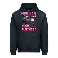 Navy minding my own small business Urban Hoodie - texasbilliewilder