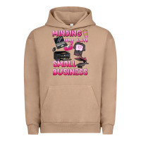 Pigment Burro minding my own small business Urban Hoodie - texasbilliewilder