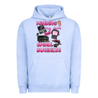 Pigment Grape Ice minding my own small business Urban Hoodie - texasbilliewilder