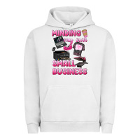 Pigment Lunar Rock minding my own small business Urban Hoodie - texasbilliewilder