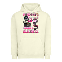 Pigment Pistachio minding my own small business Urban Hoodie - texasbilliewilder