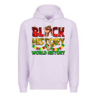 Lilac black history is world history Premium Hoodie - texasbilliewilder
