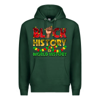 Sports Green black history is world history Premium Hoodie - texasbilliewilder
