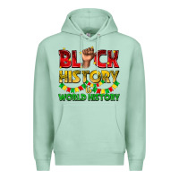 Seafoam black history is world history Premium Hoodie - texasbilliewilder