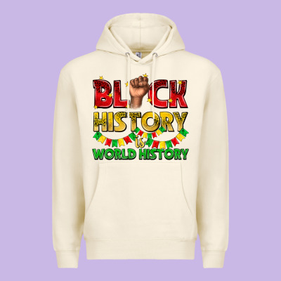 Black History Is World History Premium Hoodie Designed By Texasbilliewilder