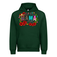 Forest Green badass mama cita Urban Hoodie - Zillion Design Studio