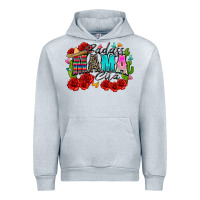 Heather Grey badass mama cita Urban Hoodie - Zillion Design Studio