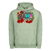 Pigment Oil Green badass mama cita Urban Hoodie - Zillion Design Studio