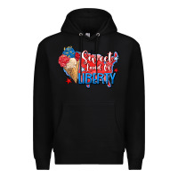 Black sweet land of liberty Premium Hoodie - Zillion Design Studio