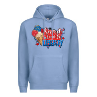 Colony Blue sweet land of liberty Premium Hoodie - Zillion Design Studio