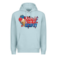 Blue Mist sweet land of liberty Premium Hoodie - Zillion Design Studio