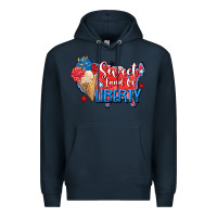 Navy sweet land of liberty Premium Hoodie - Zillion Design Studio