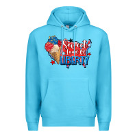 Ocean Blue sweet land of liberty Premium Hoodie - Zillion Design Studio