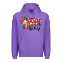 Purple sweet land of liberty Premium Hoodie - Zillion Design Studio
