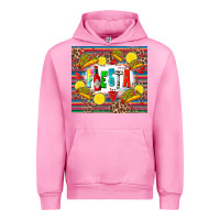 Fuchsia Pink taco fiesta Urban Hoodie - Zillion Design Studio