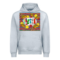 Heather Grey taco fiesta Urban Hoodie - Zillion Design Studio
