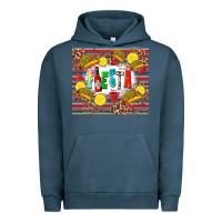 Pigment Midnight Navy taco fiesta Urban Hoodie - Zillion Design Studio
