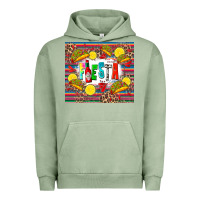 Pigment Oil Green taco fiesta Urban Hoodie - Zillion Design Studio