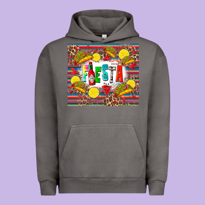 Taco Fiesta Urban Hoodie Designed By Zillion Design Studio
