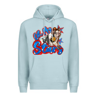 Blue Mist oh my stars pig Premium Hoodie - Zillion Design Studio