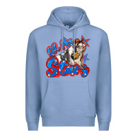 Colony Blue oh my stars pig Premium Hoodie - Zillion Design Studio