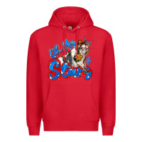 Red oh my stars pig Premium Hoodie - Zillion Design Studio
