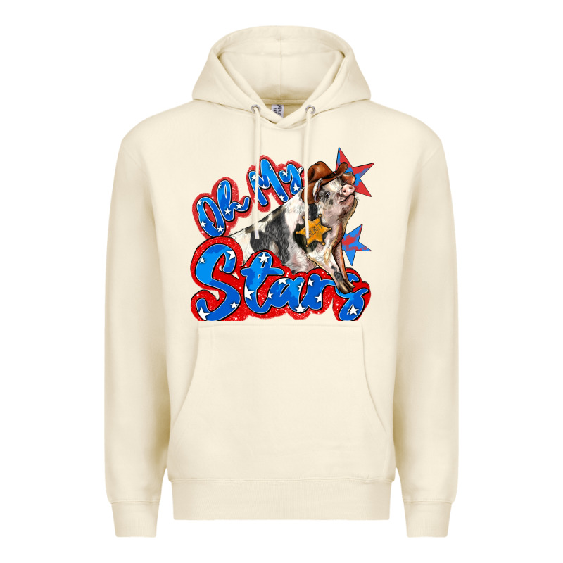 Oh My Stars Pig Premium Hoodie by Zillion Design Studio | Teevron